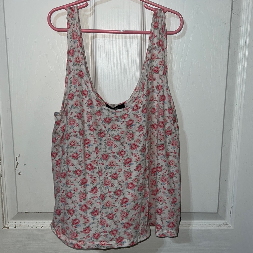 Floral Forever 21 tank top